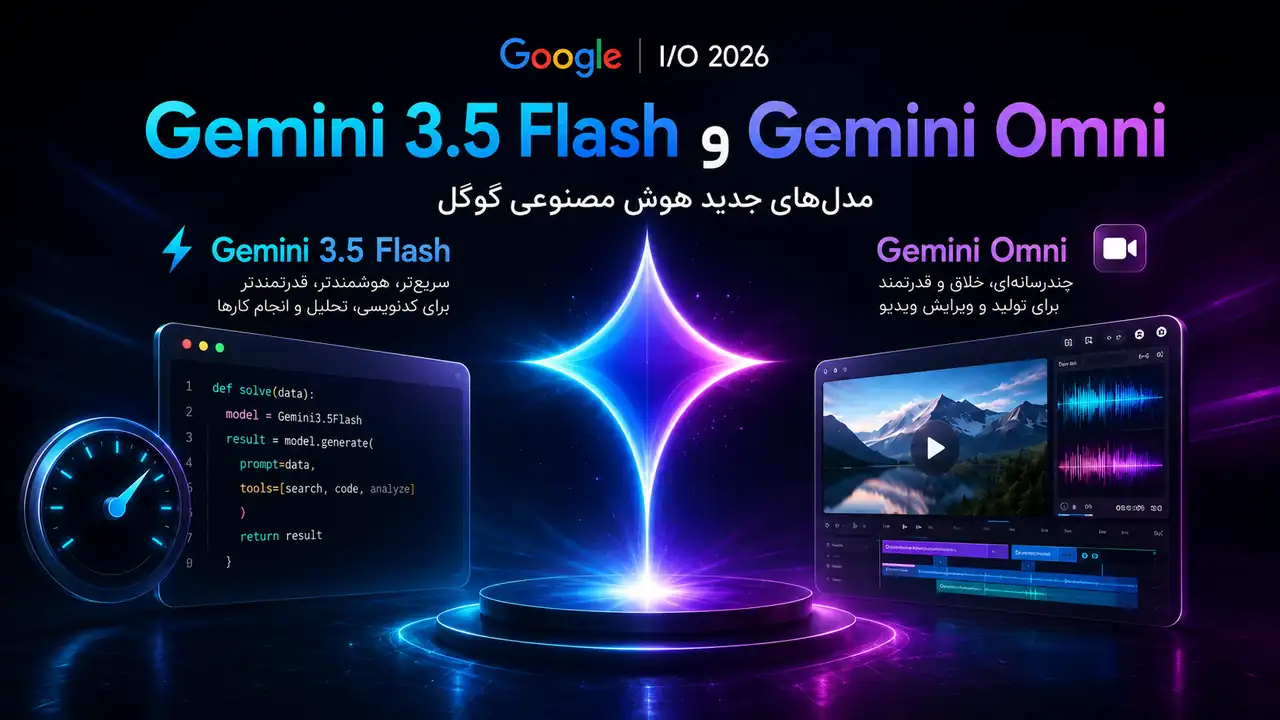 گوگل از Gemini 3.5 Flash و Gemini Omni رونمایی کرد؛ رقیب تازه ChatGPT از راه رسید؟