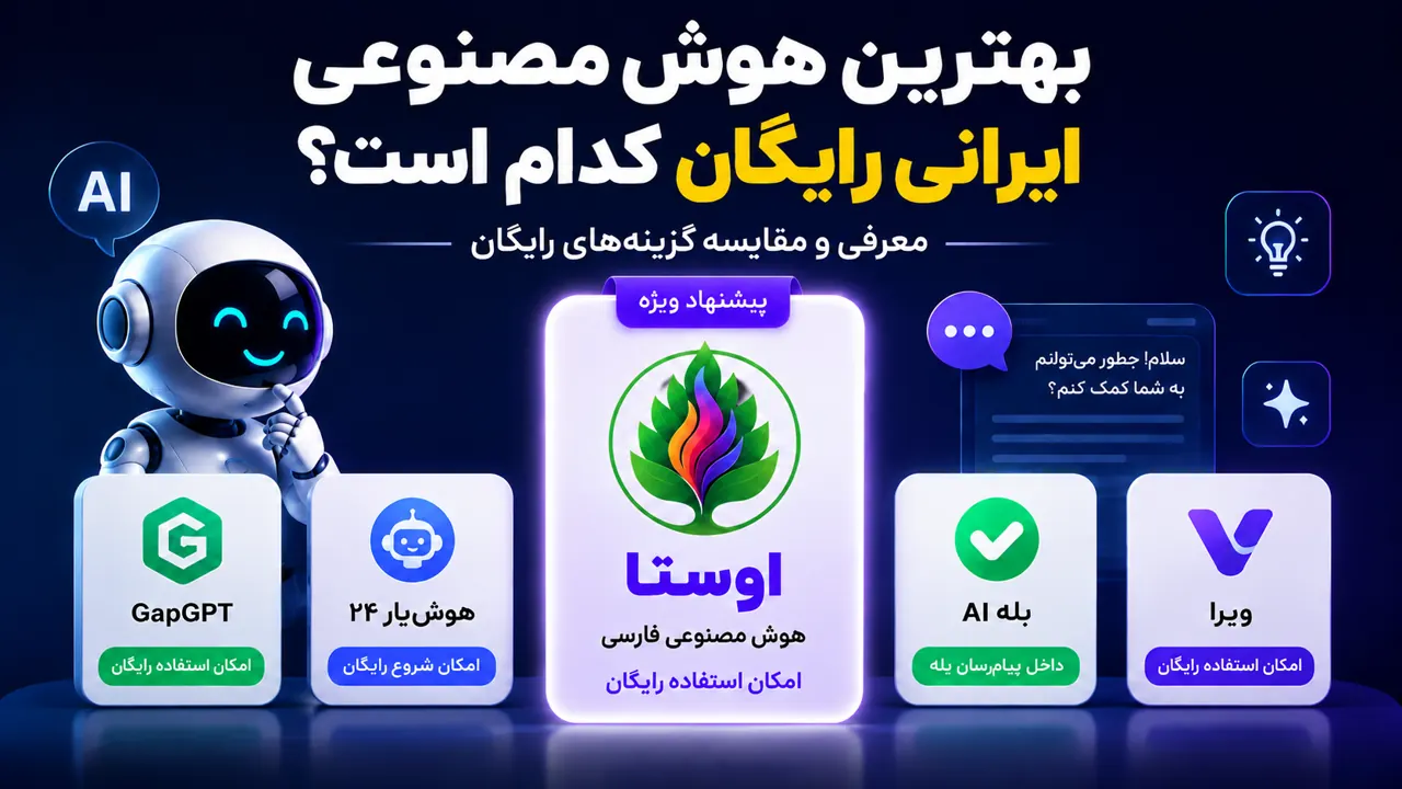 بهترین هوش مصنوعی ایرانی رایگان کدام است؟ معرفی و مقایسه گزینه‌های رایگان